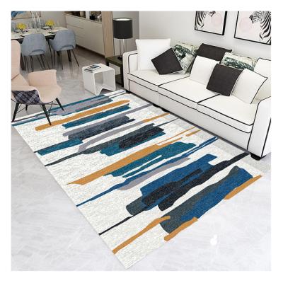 China Modern minimalist best-selling crystal velvet custom made Nordic print velvet crystal carpet for sale