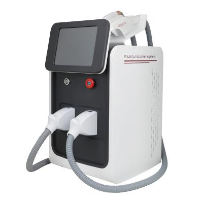 China Best Lightweight E-light 3 in1 Dye Removal Laser Tattoo Removal Machine Hair Removal IPL+RF+Yag Laser for sale