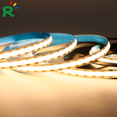 China Residential COB led flexible strip 512leds/m 10W 14W/m 12V/24V CRI>90 FCOB Fita led strip light for sale