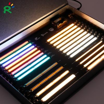 China New Flexible Led Display Adapter Cob Cri90 Strip Sample Sample Box New With Different Size Mini Cob Demo Case For Show for sale