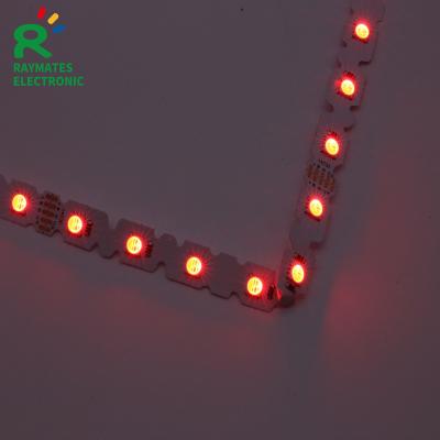 China Residential Zigzag S Shape RGBW SMD5050 48LEDS/M Flexible LED Strips Bendable Strip Light for sale