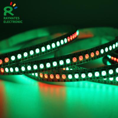 China Residential / Theme Park 12mm Induvidually Accessible Dream Pixel LED Strip 144leds DC5V WS2812B Color for sale