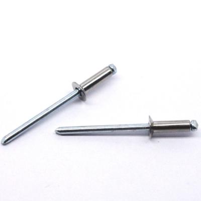 China Factory supply wholesale aluminum open type stainless steel flat round head blind rivet for sale