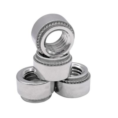 China Professional Heavy Industry Factory Stainless Steel Flower Tooth Pressure Riveting Nut for sale