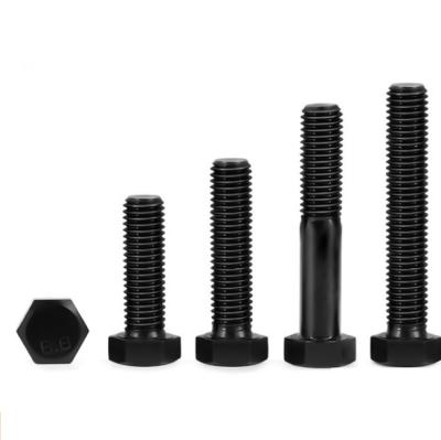 China High Strength Stainless Steel Factory Price Fastener Carbon Black Shrink Rod Hex Bolts for sale