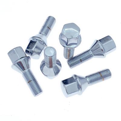 China Steel manufacturers sell tire screw wheel hub hex bolts for car modification for sale