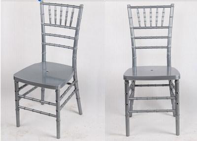 China Scratch Resistant Silver Chiavari Chairs Restaurant Waterproof for sale