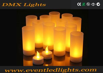 China Plastic Led Flameless Candles , Artificial flickering led candles Eco - Friendly for sale