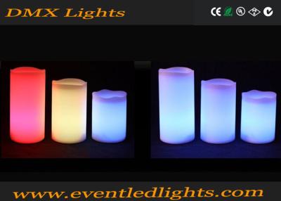 China Battery Operated Luminara Led Flameless Candles , remote controlled candle For Weddings for sale