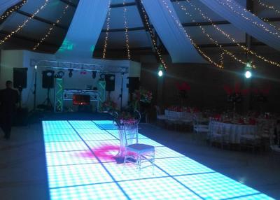 China Disco Interactive LED Dance Floor For Decoration , Wedding Dance Floor Hire Acrylic Material for sale