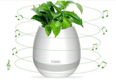 China Magic Playing Music Led Flower Pots Smart With Bluetooth Pots , Touching Electrical Gift for sale