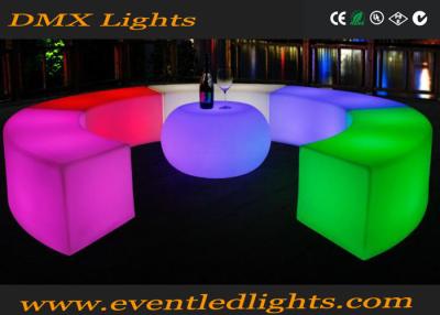 China Modern Bar Nightclub Furniture Lighted Up Illuminated Apple Shape Bar Table for sale