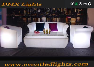 China Multi Color Led Furniture Led Sofa Set With Remote Controller For Club , Bar for sale