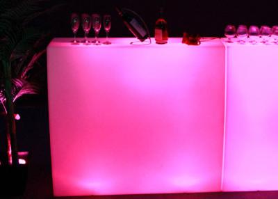 China Waterproof Light Up Bar Table Led , Muti Colors Changing Illuminated Bar Table for sale