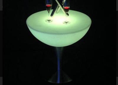 China Intelligent Illuminated LED Cocktail Table High Top Led Bar Furniture Chair for sale