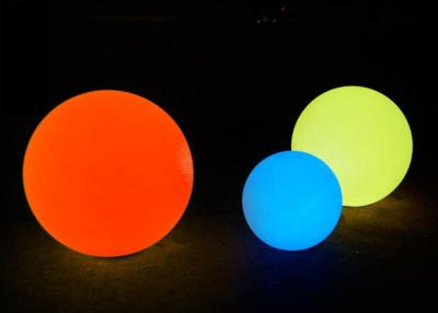 China Solar Charging Decorative RGB Led Light Ball For Swimming Pool / Home Decoration for sale