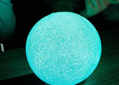 中国 タッチ センサーの装飾的なUSBの再充電可能な3D印刷の地球の球をつけるLED 販売のため