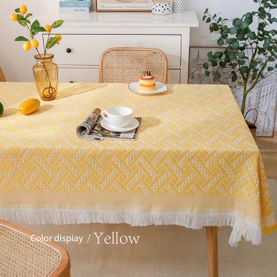 China Luxury Nordic Rectangular Table Cover Family Wedding Decoration Camping Table Cover Nordic Fashion Institute Of Statistics And Central Institute Of Statistics Table Cloth for sale