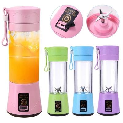 China Portable Juice Blender Smoothie Maker Blender Cup Bottle Fresh Fruit Mini Mixer Electric Juicer Travel Viable Kitchen Blender Machine for sale