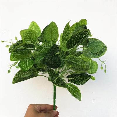 China Good quality 7 plastic forks artificial plants simulated green pineapple plants for indoor and outdoor decoration for sale