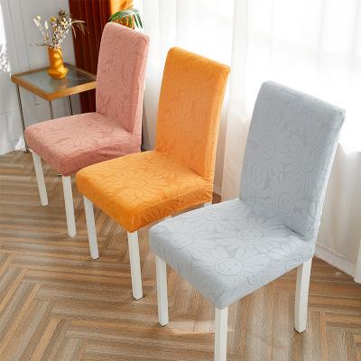 China New Elastic Universal Seat Table Set Household Stool Cover Single All-season Chair Cover Elastic Backrest And Chair Cover for sale