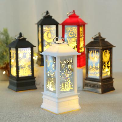 China Muslim Holiday Hanging Eid Mubarak Decorative Led Lights Islam Lantern Ramadan Festival LED Light Acrylic Ornament Lighting Supplies for sale