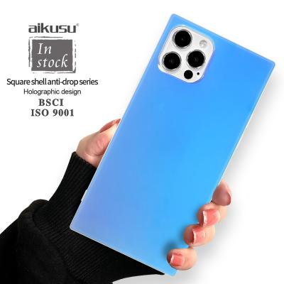 China Protect Cell Phone Melanin Fashion Women 2021 Beautiful IMD Silicone Square Creative Mobile Set Online Phone Filter Bezel For Iphone Xs Max for sale