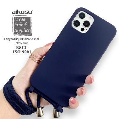 China High Quality Shockproof Funny Designer Necklace Rope Cellphone Cover Bag Accessories With Cross - Body Phone Case For Iphone 11 for sale