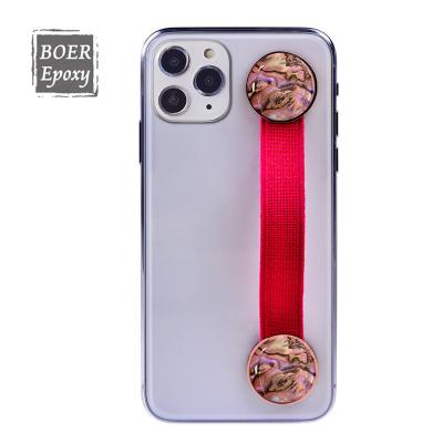 China Factory Price OEM ODM Epoxy Belt Phone Ring Phone Strap For All Phone Models for sale