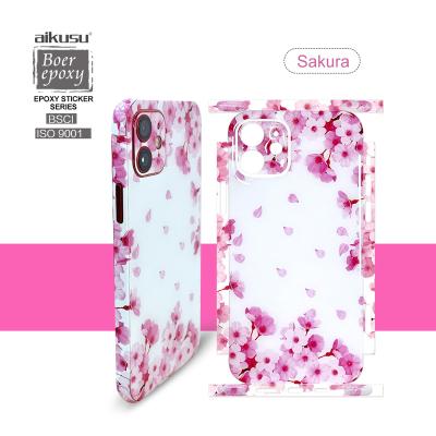 China Printable 3M Cell Phone Backe Paper Wrap Vinyl Print Durable Luxury Clear Coat Decal Peels Sticker Film For Iphone 12 pro Max Mini for sale