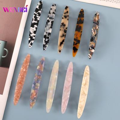 China 11.5CM Elegant Oval Fashion Hair Accessories Women's Ponytail Holder Fashion Acetate Spring Clip Hair Clip Long for sale