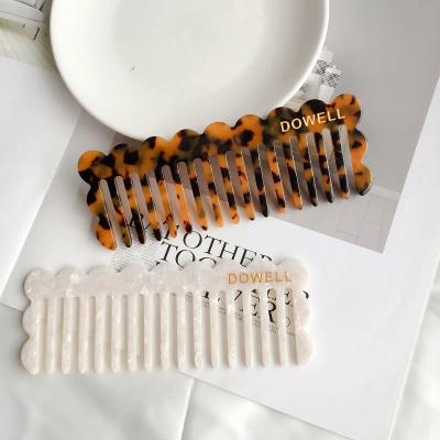 China INS Amazon Dropshipping Hot Environmental Friendly Acetate Single Comb For Women for sale