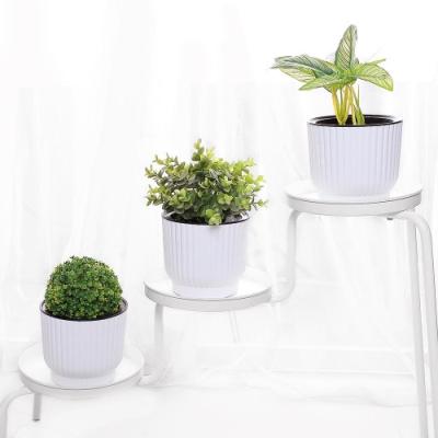 China Self Watering Plastic Self Watering Planter Modern Decorative Planter Pot For All House Plants Flowers Herbs for sale