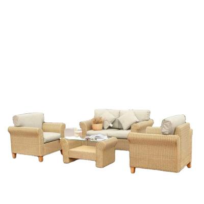 China Modern ALL Handcrafted Sofa Set Wicker Sectional Sofa Rattan Outdoor Furniture for sale