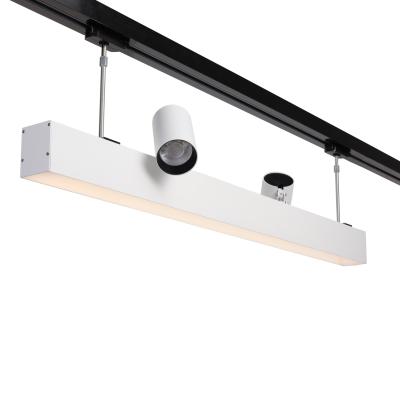 China Modern Linear LED Aluminum Three Wire Track Light Commercial And Supermarket for sale