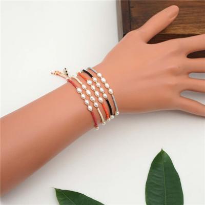 China 2020 new arrival handmade natural freshwater baroque pearl miyuki seed environment friendly bead custom made Bohemia bracelet for sale