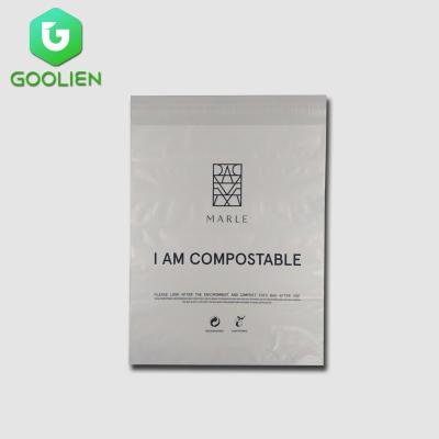 China 100% Natural Plant Based Cornstarch Garment Bags 100% Biodegradable Self Adhesive Self Adhesive Compostable Bags 100% Biodegradable for sale