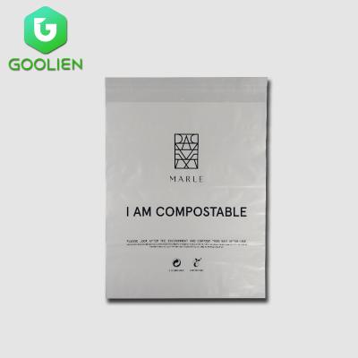 China EN 13432 100% OK Compost Biodegradable Cornstarch Self Adhesive Bag 100% Biodegradable Bags for sale