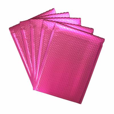 China Package size custom logo printing poly mailers waterproof pink bubble mailers polymailers padded for sale