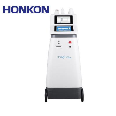 China Acne Treatment HONKON ND Yag Laser And 2 Pulsed Light In 1 IPL For Hair Removal Shr IPL For Depilation for sale