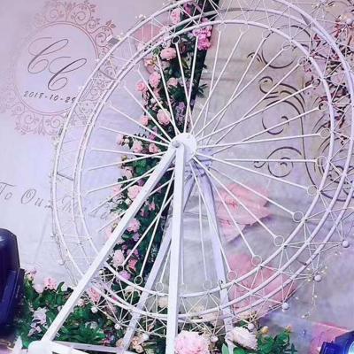 China Hotel .restaurant .banquet. Home.Wedding wedding props large iron ferris wheel outdoor wedding decoration wedding decoration window display ferris wheel model for sale