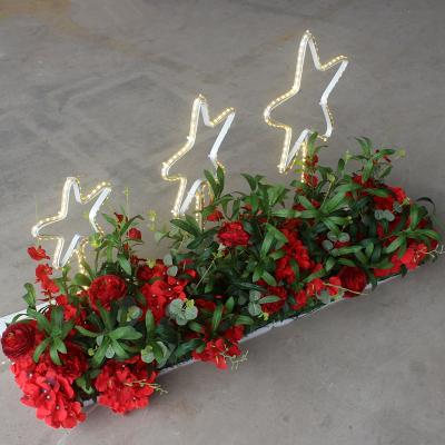 China Hotel .restaurant .banquet. New Home.Wedding Iron Star Lamp Road Lead Wedding T Stage Decoration Props for sale