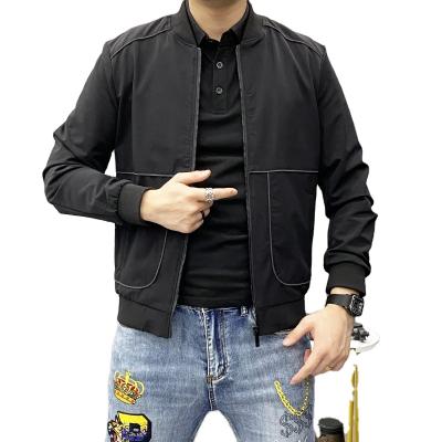 China Spring Fall 2021 new trend QUICK DRY short men's coat jacket casual suit South Korean baseball and middle-aged slim for sale