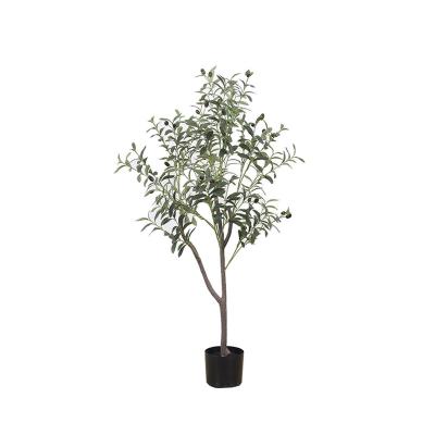 China Colors: Wholesale Green Artificial Trees For Indoor Decoration 120cm Artificial Olives For Home Office Mall Decoration Trees for sale