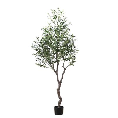 China Colors: Wholesale Green Artificial Trees For Indoor Decoration 210cm Artificial Olives For Home Office Mall Decoration Trees for sale