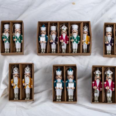 China Resin Christmas Polyresin Nutcracker Christmas Tree Decoration Ornament Hanging Gifts for sale