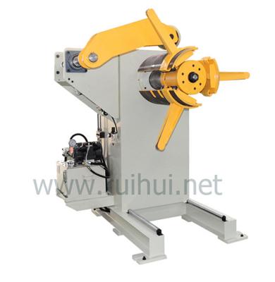 Chine Métal hydraulique Decoiler de tôle d'acier de bobine automatique avec le bras de pressing de Penumatic à vendre