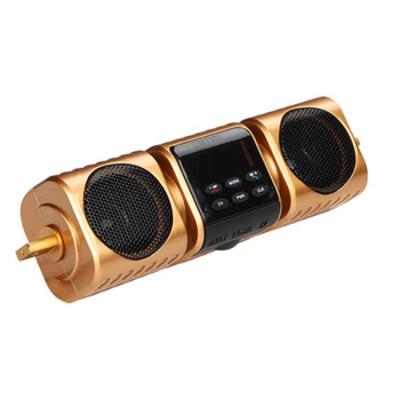 China Factory Price Motorcycle FM Radio Blue-tooth Portable Universal Outdoor Waterproof Speakers Players Lossless MP3 Music Player for sale