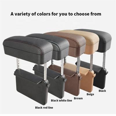 China Leatherwear Convenient Professional Custom Universal Auto Pocket Car Seat Armrest Side Organizer Storage Box for sale