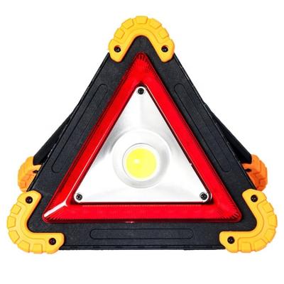 China Convenient Safety Multi Functional ABS Car Use Emergency Traffic Post Lights Road Signs Nylon Triangle Warning Light for sale